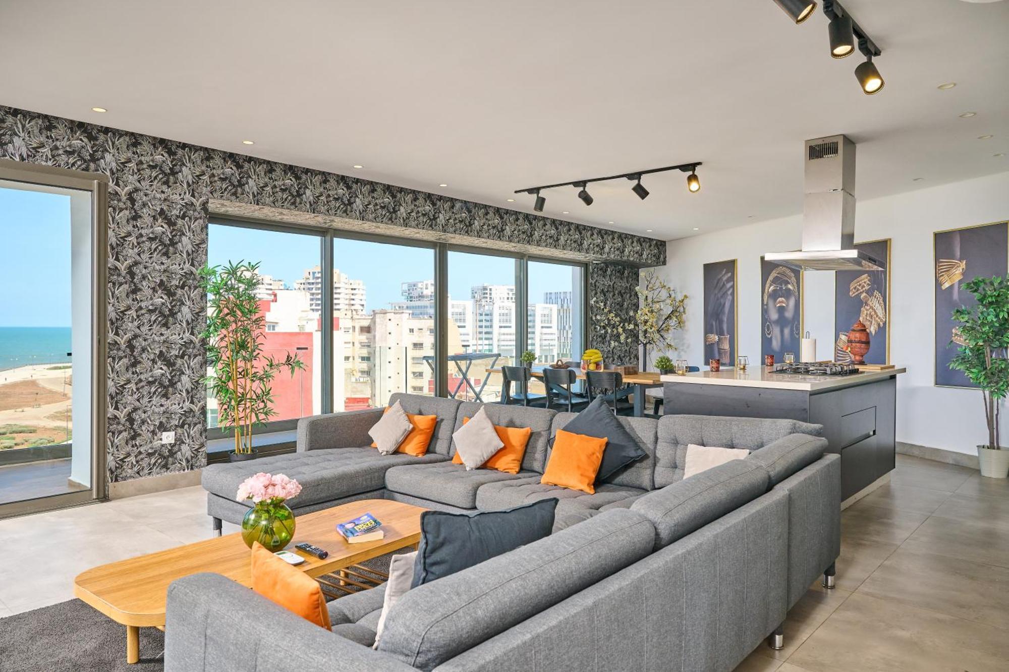 קזבלנקה Apartment Sea View B29 -Mosquee Hassan Ii- By Thecasaedition מראה חיצוני תמונה